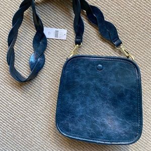 Anthropologie cross body bag with braided straps